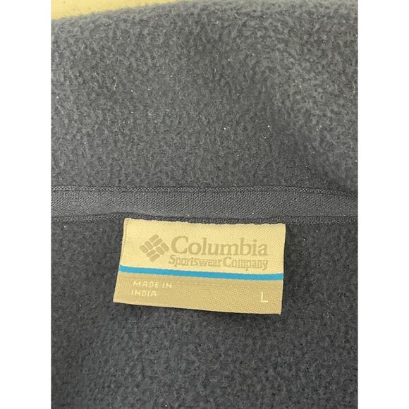 Columbia Men's Sz L Navy Blue Mt.Village Softshell Jacket Full Zip NWT - Picture 3 of 13